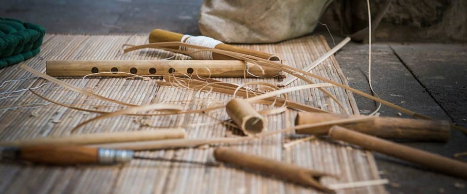 Making bamboo flutes